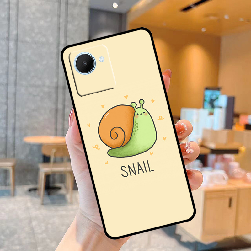 Cartoon Animal Snail Case For  - Realme C67 评论和价格