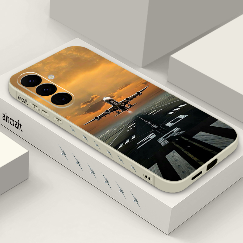 Airplane Print Phone Case For  - Samsung Galaxy A55 评论和价格
