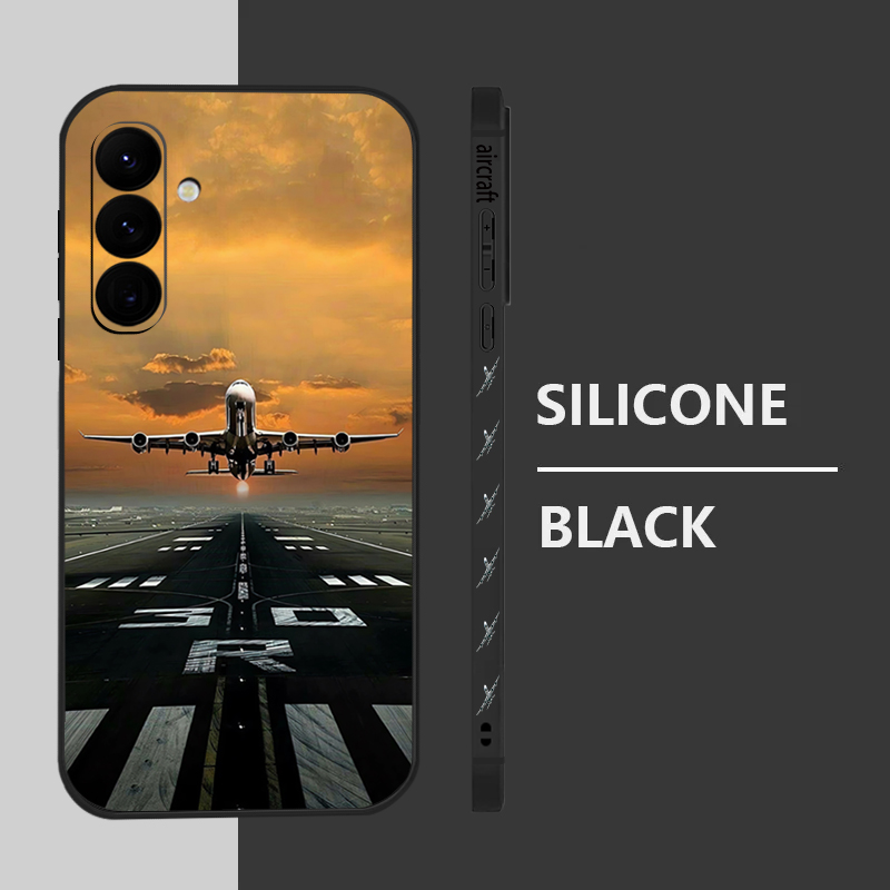 Airplane Print Phone Case For  - Samsung Galaxy A55 评论和价格