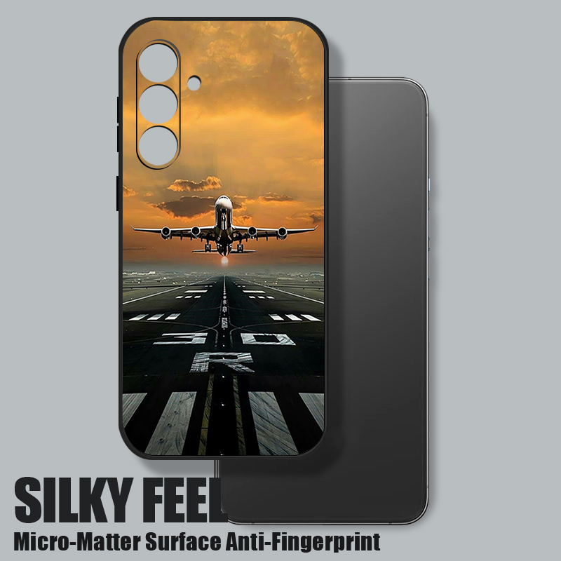 Airplane Print Phone Case For  - Samsung Galaxy A55 评论和价格