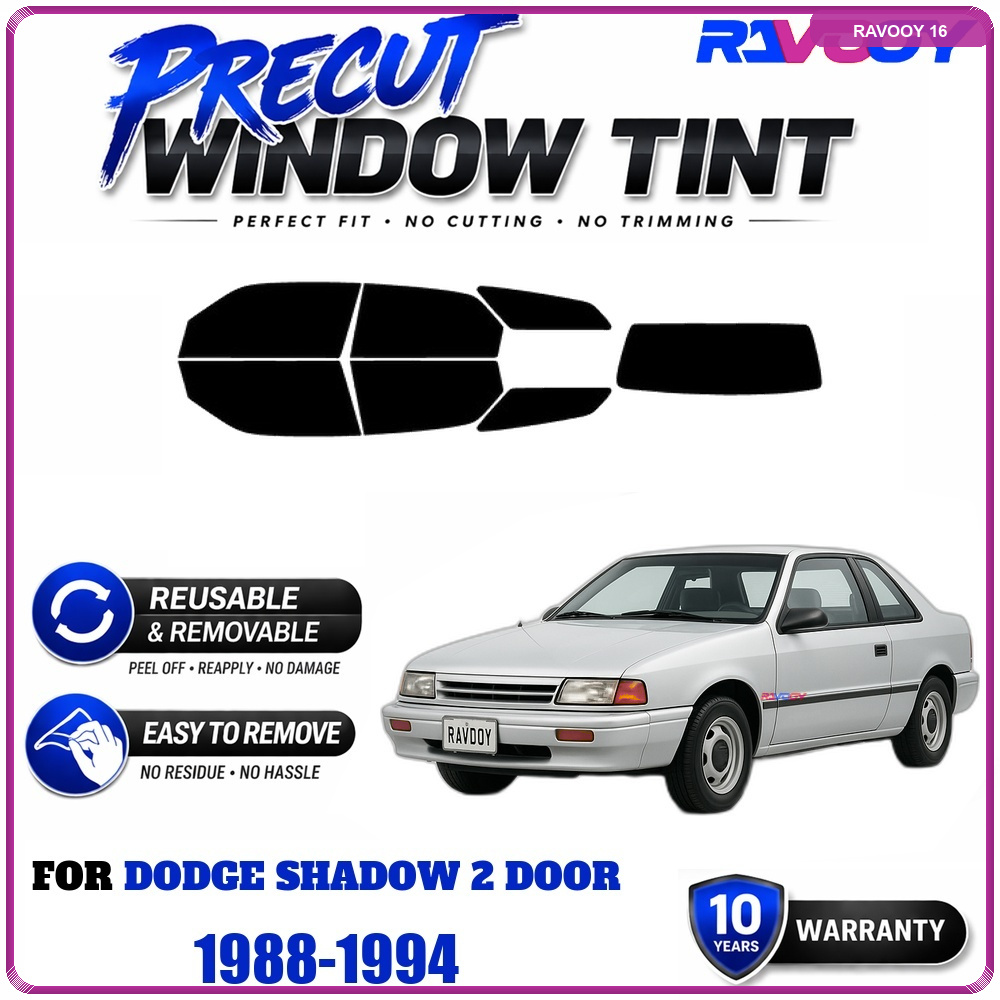 RAVOOY Precut Window Tint, Reu - Air Bubble Remover 评论和价格
