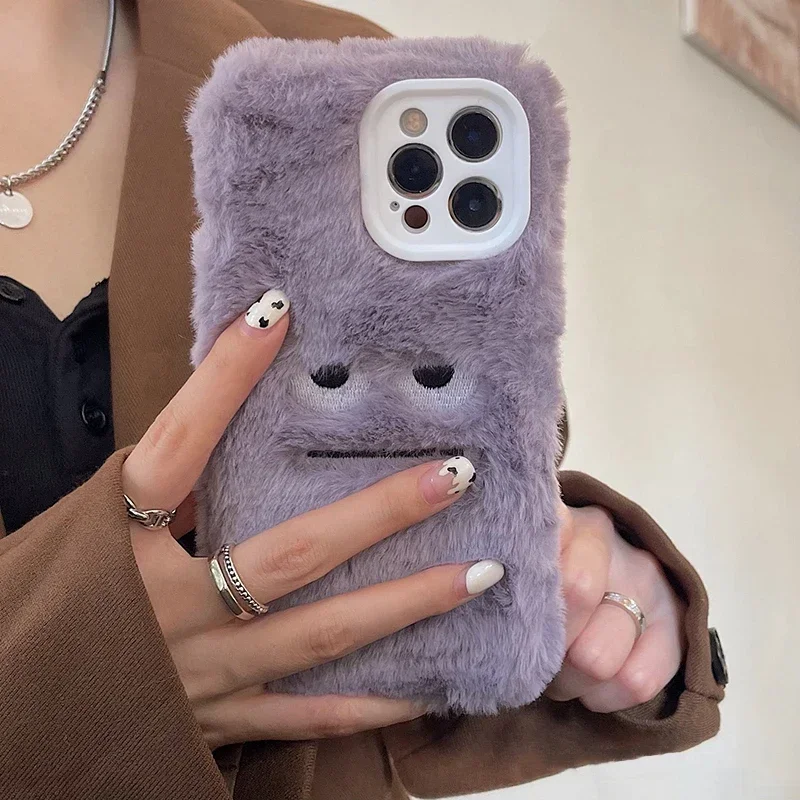 Cute Monster Plush Fluffy Phon - Apple Iphone 15 Pro Max 评论和价格