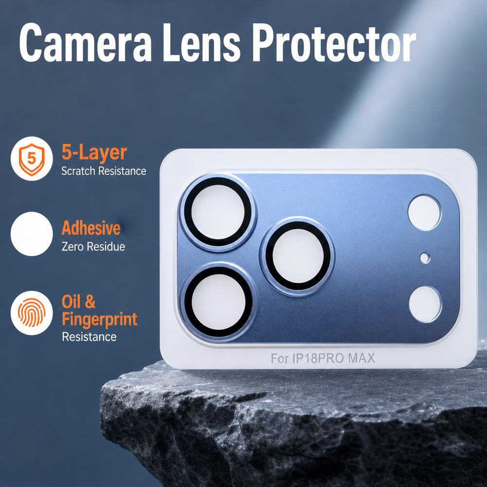 Metal Tempered Glass Camera Pr - Camera Lens Protector 评论和价格