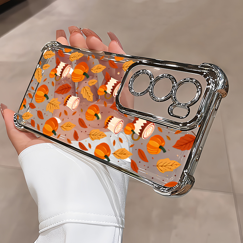 Autumn Pumpkin Floral Leaf Pri - Google Pixel 9 评论和价格