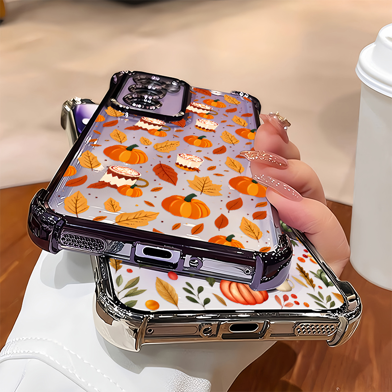 Autumn Pumpkin Floral Leaf Pri - Google Pixel 9 评论和价格